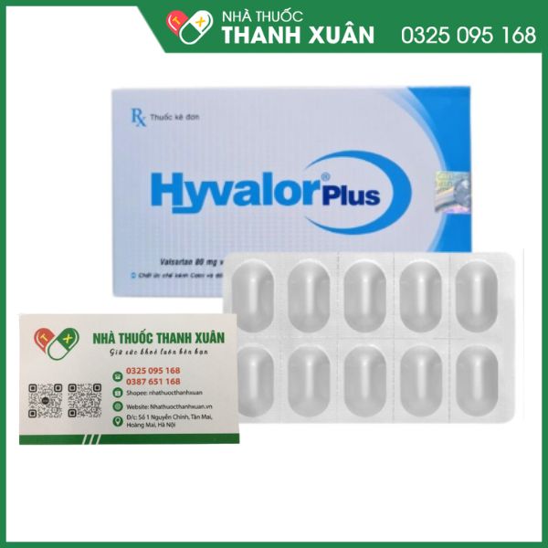 Hyvalor Plus 80mg/5mg điều trị tăng huyết áp